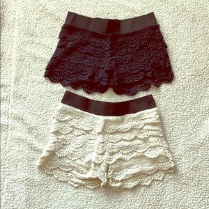 Two Knit Shorts